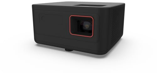 Philips, GamePix 900, Vidéoprojecteur 4K, résolution de 3840 x 2160 Pixels, Latence de 6ms avec taux de rafraîchissement de 240 Hz,1000 Lumens ANSI, WiFi 6 Noir.