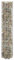 WenjingqiES-152013 Poteau circulaire en gabion en acier galvanisé Ø30 x 150 cm