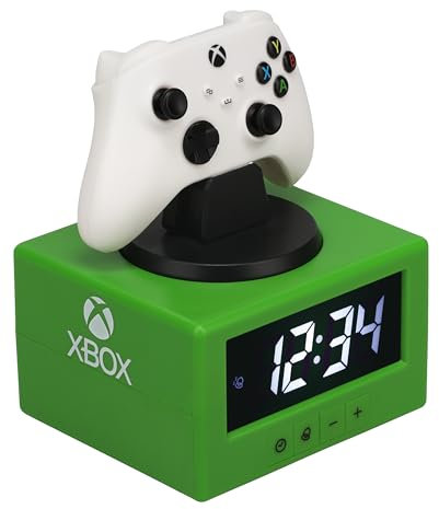 Paladone Xbox Controller Sveglia digitale con funzione luce notturna, licenza ufficiale, decorazione per giochi e camera da letto, per bambini, adulti, ragazzi, uomini, regali per giocatori