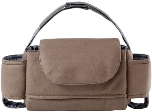 Dianzan De Rangement pour Poussette, De Rangement Suspendu avec Porte-gobelet, en Toile Léger Élégant pour Jouets