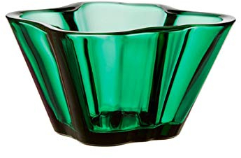 Iittala Aalto Schale, Glas, Smaragd, 7.5 x 7.5 x 7.5 cm