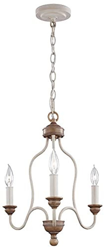 Elstead Hartsville - Kronleuchter 3 Light Beachwood Finish, E14