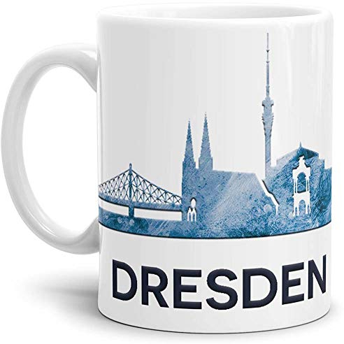 Tassendruck Dresden-Tasse Skyline - Kaffeetasse/Mug/Cup - Qualität Made in Germany