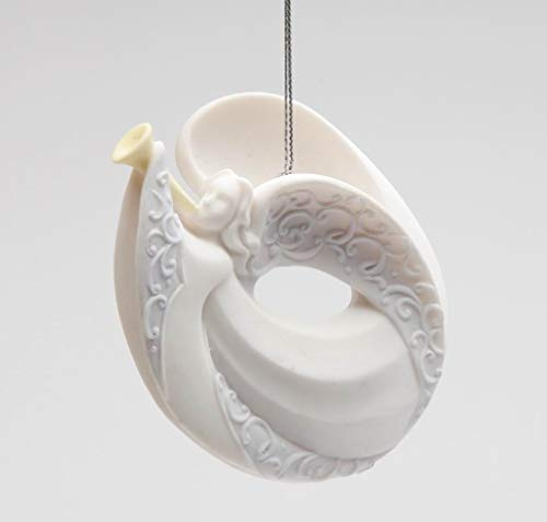Glory to The Highest Flying Angel Playing Trumpet Horn Christmas Tree Hanging Ornament, 3-1/2