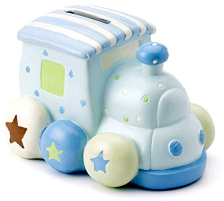 Mousehouse Gifts - Kinder Spardose - in Zugform - Geschenk für Jungen & Mädchen