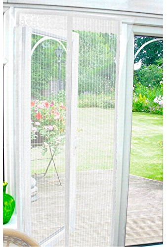 Ashley Magnetic Insect Door Mesh White, 210 x 100 x 210 cm