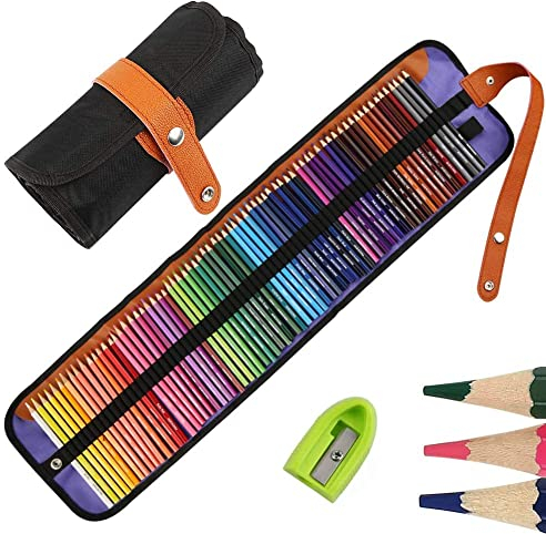 Nakeey 72 Buntstifte Set, Zeichnen Bleistifte Art Set für Professionelle Farbmischung Malen und Skizzen, Holzfarbstifte für Malbücher für Erwachsene Schüler Kinder