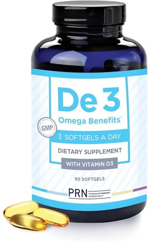 De3 Occasional Eye Dryness rTG Omega 3 Supplement, 90 Count, 30-Day Supply