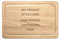 Personalised Custom Any Message Text Name Rectangular Wooden Chopping Cheese Board