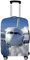 DOTBUY Elastisch Kofferhülle, 3D Flugzeug Reise Kofferschutzhülle Gepäck Cover Reisekoffer Hülle Schutz Bezug Schutzhülle Waschbare Reisetasche Kofferbezug (D,XL (30-32 Zoll))