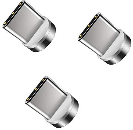 3 Pack Adaptateur/connecteur/tête magnétique USB de Type C