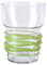 Maceta para orquídeas (cristal, diámetro 13 cm, altura 16,5 cm), color verde