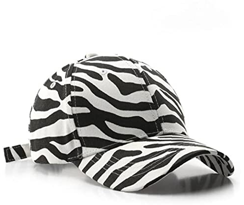 1 Stück Männer Baseballmütze Lässig Stil Mädchen Vier Saisons Outdoor Caps Hip Hop Zebra Print Hut Mutter Hüte