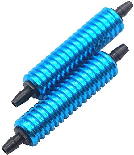 CENPEK, Paquete de 2, Tanque de Combustible, Enfriador de Aire, contrapresión, Aluminio, Piezas de Coche RC para HSP Redcta Axial 1/8 1/10, Accesorios de Control Remoto de Motor Nitro
