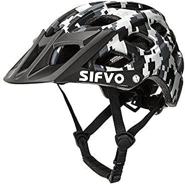 Fahrradhelm Kinder Jungen und Mädchen 54-57cm, SIFVO Kinder Fahrradhelm mit Visier, Leicht und Bequem Helm Kinder Fahrrad Helm Kind