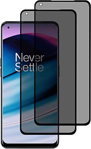 Hkess [2 Stück] Sichtschutz für OnePlus 8 - Anti-Spy Sichtschutzfolie 9H Härte, Anti-Spähen Privatsphäre Schutzfolie,Gehärtetes Glas Folie Blickschutzfolie, Privacy Screen Anti Spy