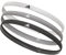 adidas Unisex-Adult Haarbänder-Weiß, Grau, Schwarz, White, Grey, Black