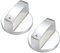 2 Piezas Manija perillas Mando para Horno,Perillas de Control universales 6mm Pomo,Mandos Cocina Gas Botones de Interruptor, Giratorio Perillas de Control,Piezas y Accesorios para Reemplazo