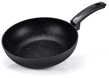 Moneta Etnea Evolution Wok 1 m 28 cm, également pour induction, 100% fabriqué en Italie