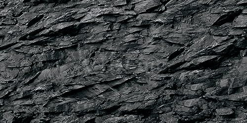 Aquarium-Hintergrund mit 3D-Effekt, schwarze Steinstruktur, Poster, Aquarium-Hintergrund, Dekorationen, PVC, 122 x 46 cm