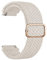 Amzpas Armband für Amazfit GTR 2/GTR 3/GTR 4 Armband,Nylon 22mm Verstellbares Geflochtenes Ersatzarmbänder für Amazfit GTR 47mm/GTR 3 Pro/GTR 2e/Stratos 3/Cheetah Pro Damen Herren (Starlight)