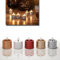 (Teelichter Champagner) LED Schwibbogen ohne Figuren zum Selbst-Dekorieren mit 6 Stunden Timer. Batteriebetrieben, Weihnachtsbeleuchtung, Weihnachtsdekoration, Lichterbogen …