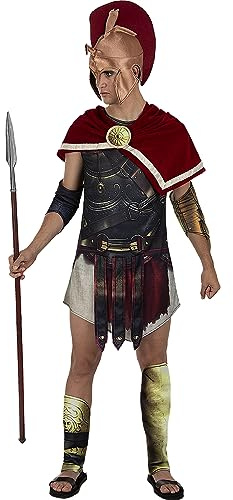 Funidelia | Alexios Kostüm - Assassin's Creed Odyssey - Games, Film und Serien, Assassin's Creed - Kostüm für Erwachsene & Verkleidung für Partys, Karneval & Halloween - Größe S - M - Braun