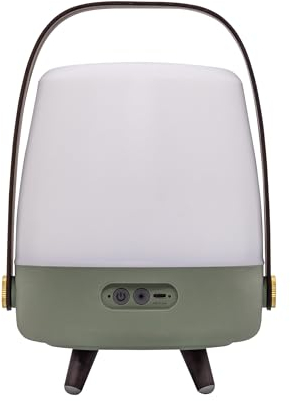 Kooduu - Lite-up Play Mini sound by JBL Speaker Lamp - Portable and Wireless - Bluetooth Connection and High Fidelity Sound, Petroleum Green