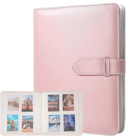 Mini Album 256 Pockets Fotoalbum für Fujifilm Instax 3-Zoll Film Polaroid Fotos,Kamera Zubehör Fotoalbum Kompatibel mit Fujifilm Instax Mini 9 Mini 8 Mini 90 Mini 25 Mini 11 70 50s 7s Kodak Zink HP