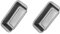 Chef Aid Non-Stick Set of Two, 2lb/900g Loaf Tins, Grey