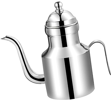 ABOOFAN 2st Öltopf Aus Behälter Mit Deckel Fetttrennkanne Ölspender Topf Mit Ölabscheider Für Die Aus Rostfreier Stahl Creme Essig