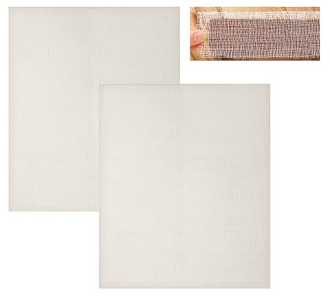 2uds Tela para Encuadernación Libros, 50,8x114,3cm Tela para Reparación Libros Flexible Tela para Fabricación Libros Kit Encuadernación Cubierta y Respaldo Papel para Reparar Libros Antiguos