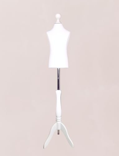 AILANT Schneiderpuppe Kind, Mannequin Child, Mannequin for Children in Color White (3.5 m - 1 Year)