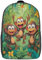 ZBOLI Monkey Kids Schulranzen Niedlicher Affe Ergonomische Ultraleichte Schultasche Mädchen Junge Kinder Schulrucksack Grundschule Schultaschen Klasse Rucksack 17inch