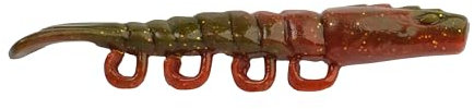 Berkley Gulp!® Salzwasser-Turbo-Garnele; Weichköder-Angelköder für Salzwasser-Raubfische; Garnelen-Imitation mit vibrierenden Beinen, schnelles oder langsames Einholen, 7,5 cm, Molting Shrimp