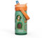 CamelBak Thrive Flip Straw Kids Bite Valve Stainless Steel Water Bottle Camp Badges, 12oz