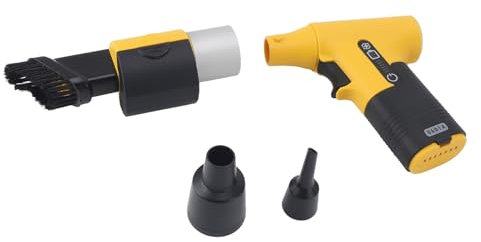 EBTOOLS Fan Jet 20000 Giri/Min -Portatili Portatili per Asciugatura e Raffreddamento per Animali Domestici, Design Compatto G (rosso) (YELLOW)