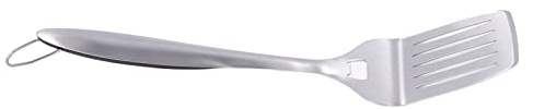 Jeffergarden Spatule à Friture en Acier Inoxydable, Retourneur à Fente Durable, Long Manche pour la Cuisson, pour Griller et Frire