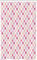 ABAKUHAUS Dots Schmaler Duschvorhang, Geometrische Punkte Kreise, Badezimmer Deko Set aus Stoff mit Haken, 120 x 180 cm, Rosa Elfenbein
