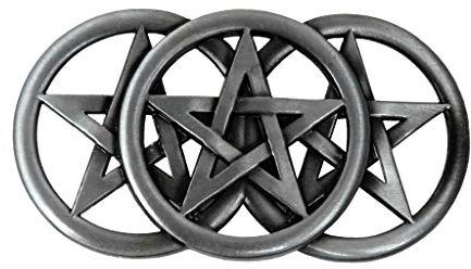 Alaani Gothic Pentagram Stern Gürtelschnalle Buckle