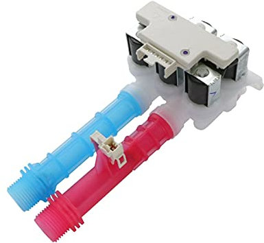 FRIGIDAIRE 5304528029 Repuesto de válvula de entrada de agua para lavadora, rosa/azul/blanco