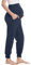 Joyaria Damen Umstands Hose 鈁er den Bauch Schwangere/Schwangerschaft Jogginghose Lang Weich Viskose(Marineblau,M)