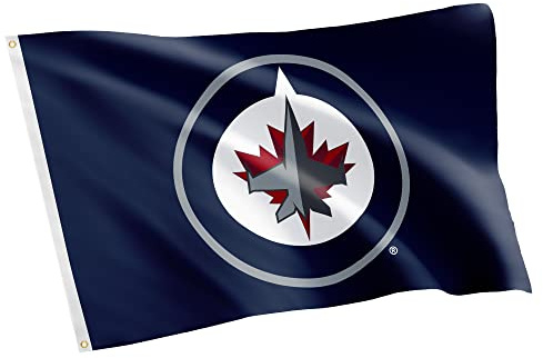 Desert Cactus Winnipeg Jets Flagge 3x5 Outdoor (#1) | Offiziell lizenziert, 0,9 x 1,5 m, WPG NHL National Hockey, Team Merch, Banner, außen, doppelseitig