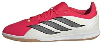 adidas Unisex niños Predator Club Sala Indoor Football Shoes Kids, Lucid Red/Core Black/FTWR White, 34 EU