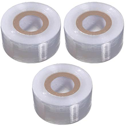 3 Roll Kindergarten Pfropfen Bänder Transparent Dehnbar Floristik Film für Obst Baum zu Pflanzen