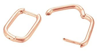 Heideman Ohrringe Damen Rectian rosegoldfarbend aus Edelstahl rosegold farbend matt Ohrschmuck für Frauen ohne Stein