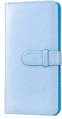 HIYQIN Album for Instax Square Photo, Mini Photo Album for Fujifilm Instax Square SQ1/SQ20/SQ10/SQ6/Instax SP-3 Mobile Printer, 80 Pockets Photo Album Book - Blue