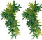 Abizoo 2 Pack Terrarium Pflanze,Terrarium deko Künstliche Ranken Kletter-terrarienpflanze Reptilienpflanzen Hängende Mit Saugnapf Für Bartagamen Eidechsen Geckos Schlangen Haustiere Einsiedlerkrebse