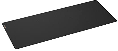 KRUX Space XXL, Schwarze Mausmatte, 400 x 970 mm, leichtgängige Mausführung, Kantenbesatz, leicht zu reinigen