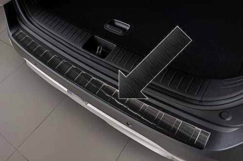 Spangenberg Ladekantenschutz Edelstahl schwarz Graphit kompatibel mit Kia Sportage V 5. Generation Typ NQ5 ab Baujahr 01.2022- 3245278